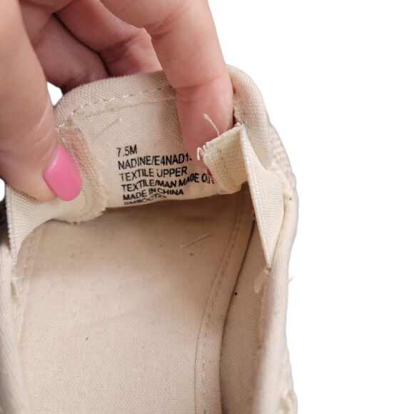 Esprit Nadine Fashion Sneaker Cream Crochet Comfy Loafer Espadrille Shoe - Picture 7 of 10